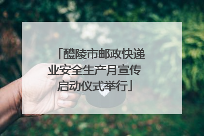 醴陵市邮政快递业安全生产月宣传启动仪式举行