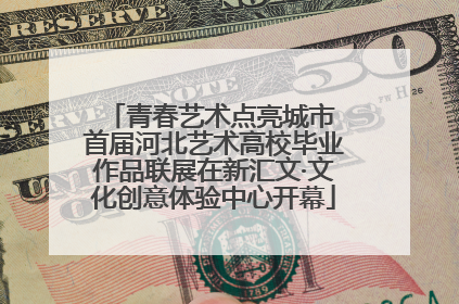 青春艺术点亮城市 首届河北艺术高校毕业作品联展在新汇文·文化创意体验中心开幕