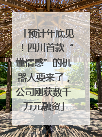 预计年底见！四川首款“懂情感”的机器人要来了，公司刚获数千万元融资