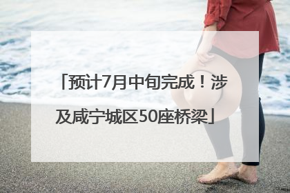 预计7月中旬完成！涉及咸宁城区50座桥梁