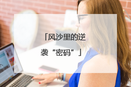 风沙里的逆袭“密码”