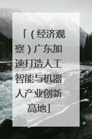 （经济观察）广东加速打造人工智能与机器人产业创新高地