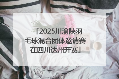 2025川渝陕羽毛球混合团体邀请赛在四川达州开赛