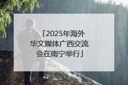 2025年海外华文媒体广西交流会在南宁举行